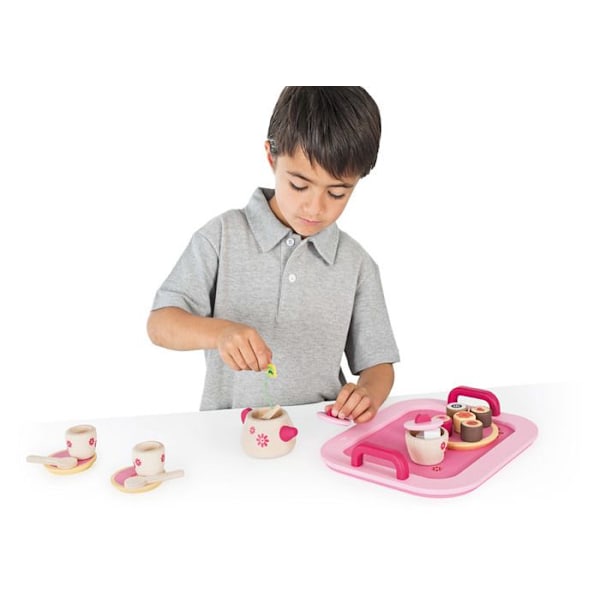 SEVI - 82314 - JÄLJELMÄPELI - KEITTIÖ - ASTI… Pinkki ja beige