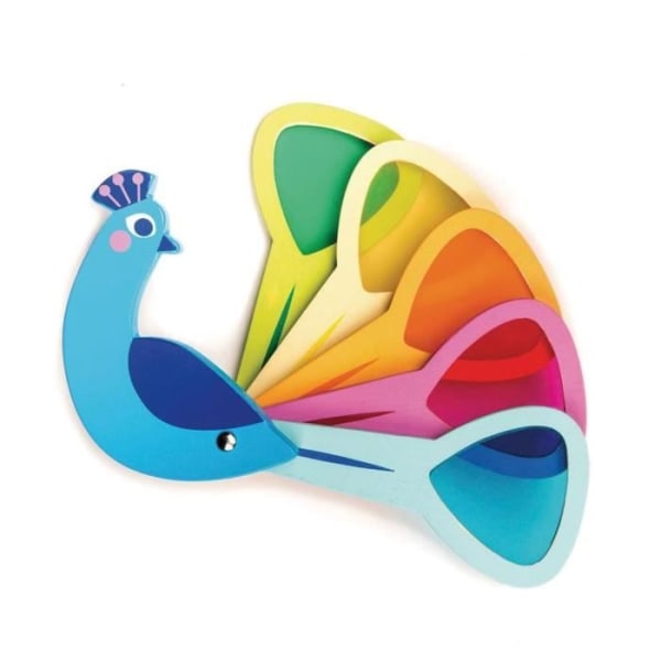 Leksak - Ömma leksaker - Peacock Coloring Attribute Junior - Flera färger - Blandat - 3 år+