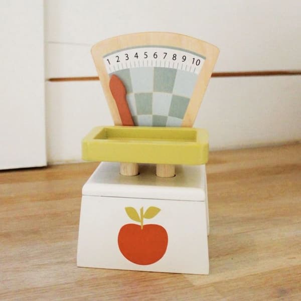 Tender Leaf Toys - Trämarknadsvåg - DAM Vit