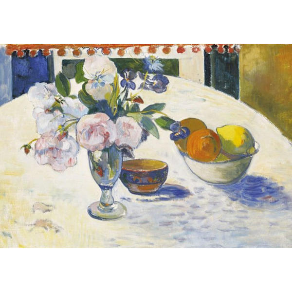 Barnpussel - Michèle Wilson pussel - Frukter och blommor - Mindre än 100 bitar - Brun kastanj