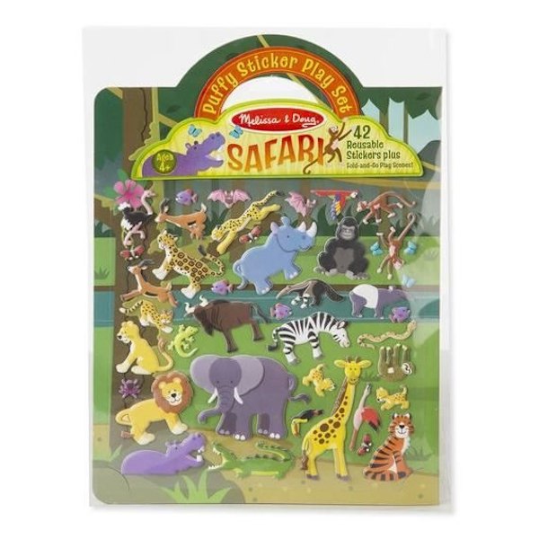 MELISSA JA DOUG 19106A PUFFY TARRATTA KIVISETTI SAFARI LEIKKI