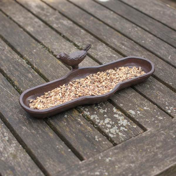 Esschert Design Bird Bath valurautainen ruskea BR25