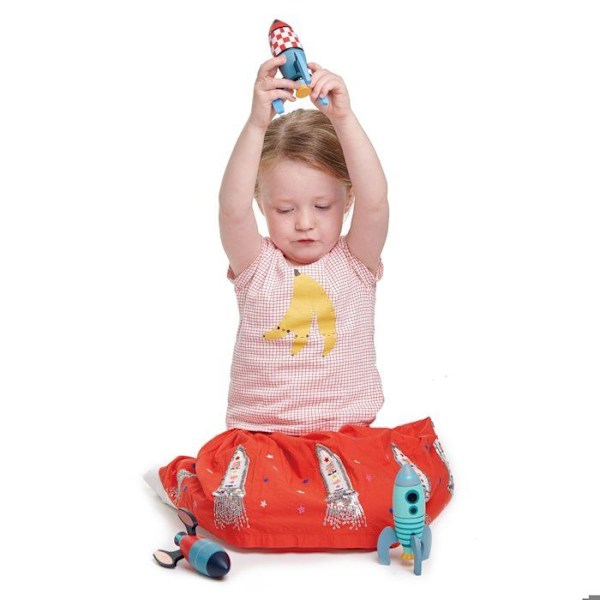 Tender Toys junior raketkonstruktion 18 stycken Blå