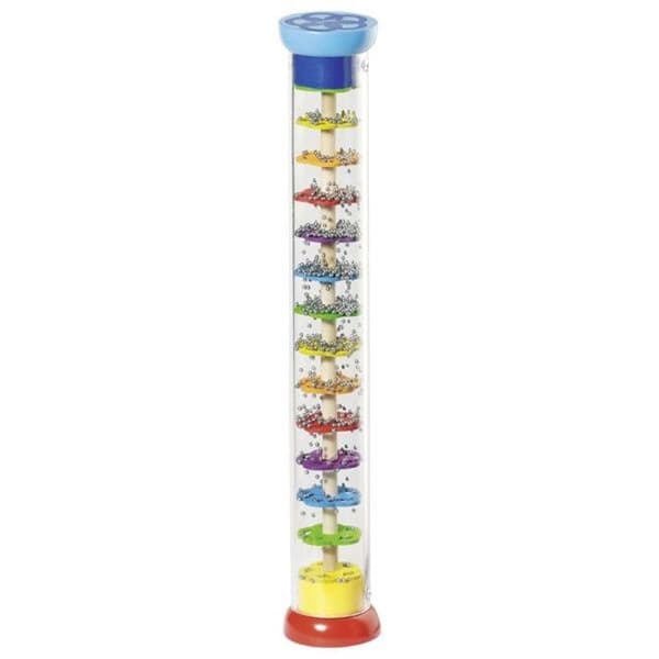 GOKI Regnbue - L34xØ5,5cm - Stål kugler - Træ og plastik Röd