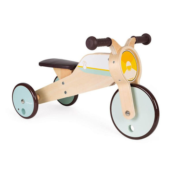 Trehjulig 2 i 1 Vippcykel Flerfärgad
