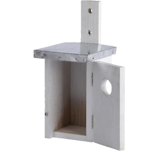 Nästkärra - 13,5 x 11,4 x 25,2 cm - Vit Grå