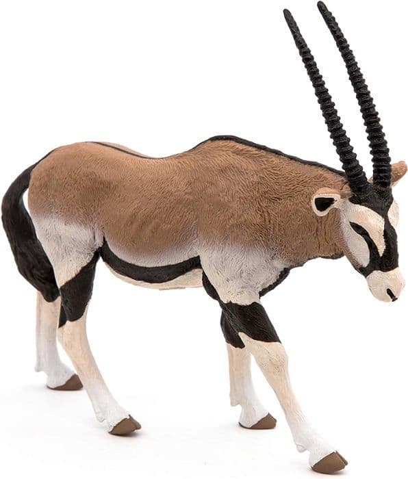 Oryx antilopfigur - PAPO - WILD LIFE - För barn från 3 år - Grå