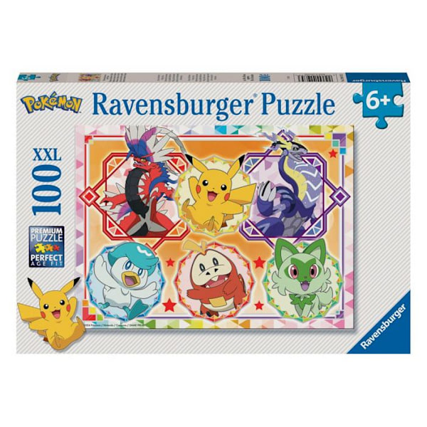 Palapeli 100 kappaletta XXL: Pokémon Scarlet ja Violet