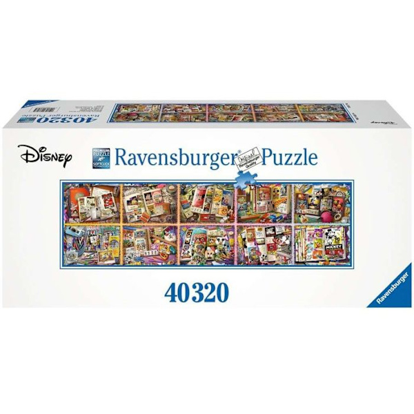 Ravensburger - 40 000 pusselbitar - Musse genom åren / Disney Flerfärgad