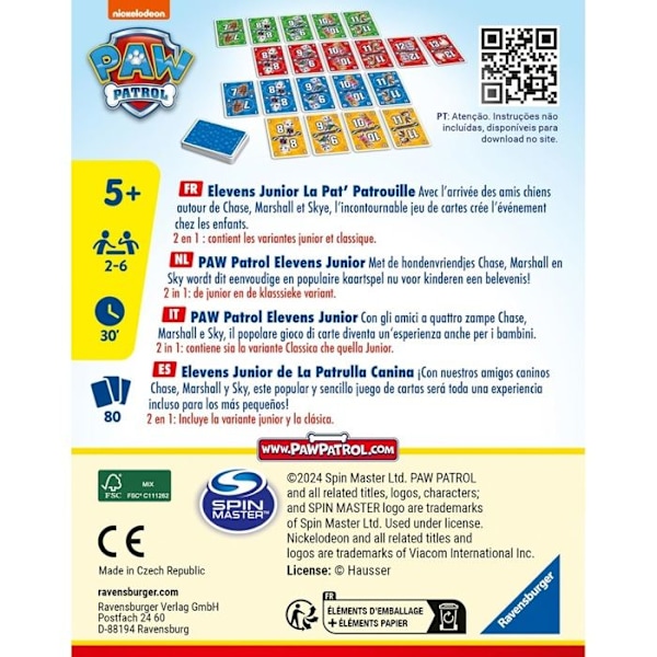 Ravensburger - Elevens Junior - Paw Patrol Blå