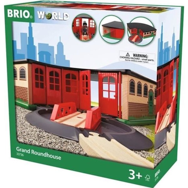 Brio World Grande Gare de Triage - Tarvike puiselle junaradalle - Ravensburger - Sekoitettu 3-vuotiaasta alkaen - 33736 Röd