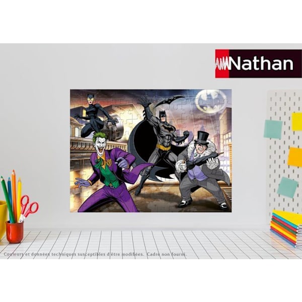 Nathan - Batman's Enemies Puzzle 100 st - RAVENSBURGER Svart