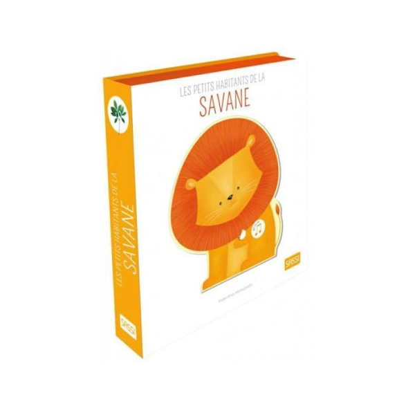 Ljudbok Sassi savannens små invånare - vit/orange - TU vit/orange