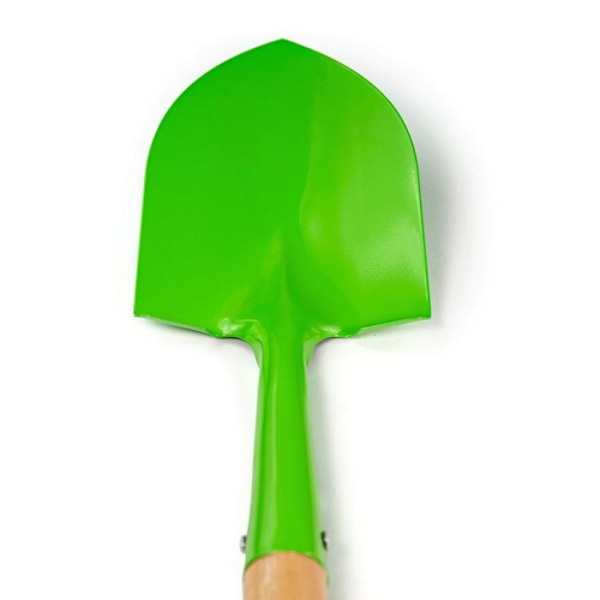 Bigjigs Toys - Lyhytkahvainen lapio - BIGJIGS Grön