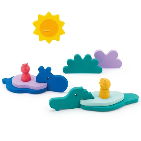Quut - Kylpytynyn puzzle - Viidakossa Grön