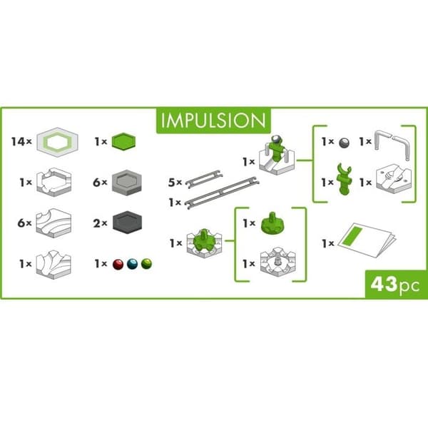 GO Impulsion - Kuglebane - GRAVITRAX - Blå - Fra 8 år Vit