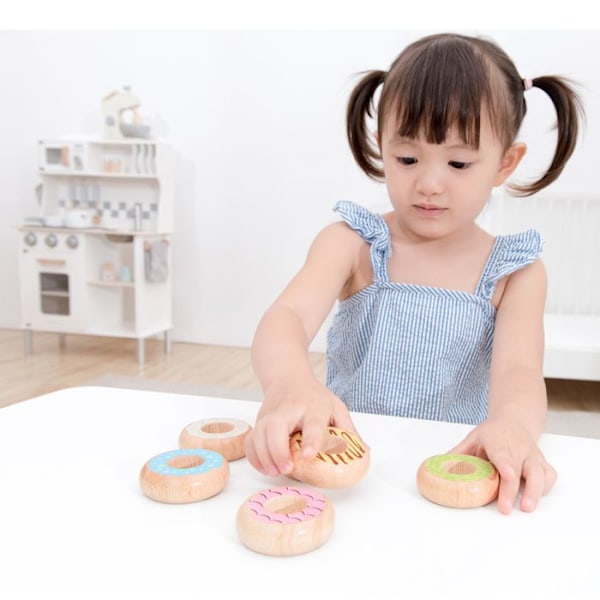 Nya Klassiska Leksaker - Donuts 6 stycken Beige