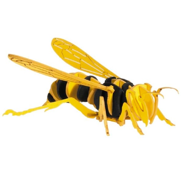 Fridolin - 3D-modell i papper Frelon Gul