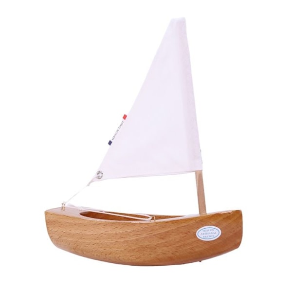 Maison Tirot - Le Bâchi båt naturträ 17cm - TIROT Beige