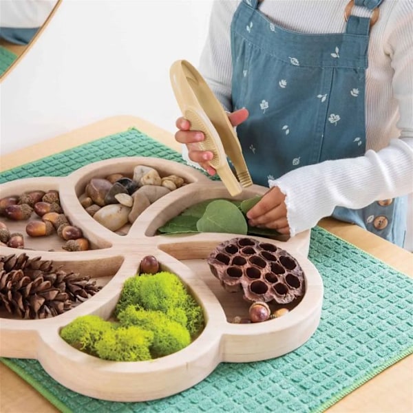 Gigantiska klämmor - Guidecraft - Set med 6 - 30% trä - 70% TPE - För barn från 3 år Beige