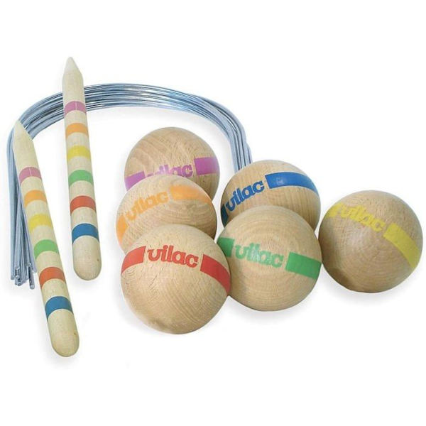 Vilac - Croquet 6 spelare Blå