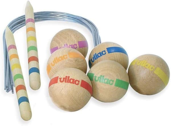 Vilac - Krocket 6 spillere Blå