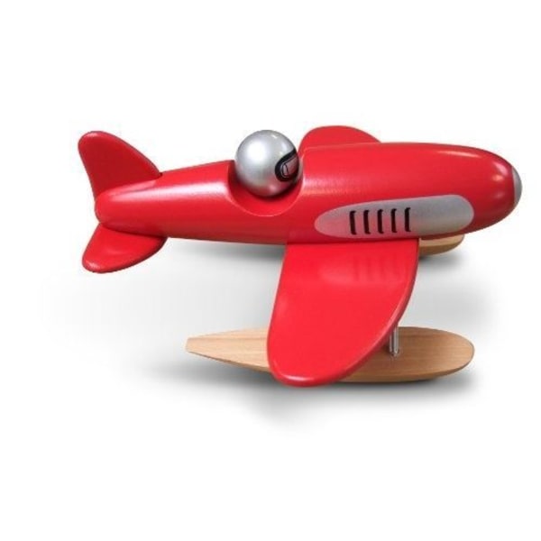 Vilac miniatyrfordon - Sjöflygplansmodell i massivt rött trä - tillverkat i Frankrike