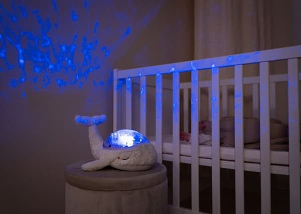 Cloud b - Genopladelig Tranquil Whale Hvid Natlampe - BTL DIFFUSION Vit