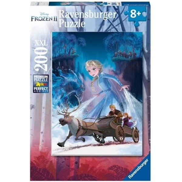 Frozen 2 Puzzle - Ravensburger - 200 XXL-bitar - Mystisk skog - Barn 8 år och uppåt Flerfärgad