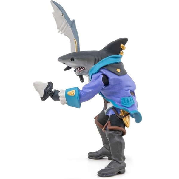 Papo - Piratfigur mutant haj Blå