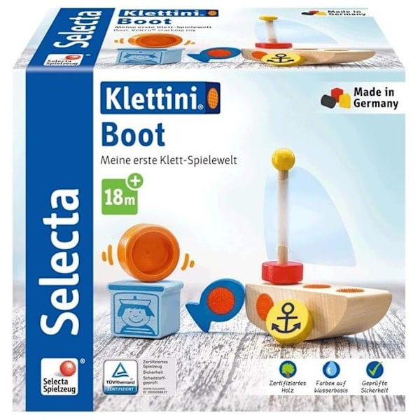 SELECTA-taitopeli - Malli 62078 - 6 osaa - Monivärinen - Suositellaan lapsille alkaen 12 kuukauden iästä Flerfärgad