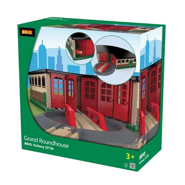 Brio World Grande Gare de Triage - Tarvike puiselle junaradalle - Ravensburger - Sekoitettu 3-vuotiaasta alkaen - 33736 Röd