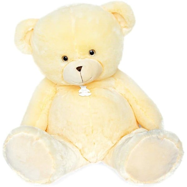 Bear Story - Cream Bellydou Bear Soft Toy 110cm - DOUDOU ET COMPAGNIE Beige