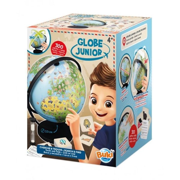Mini Tieteet: Globe junior Blå