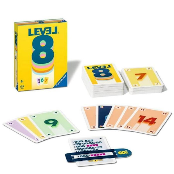 Korttipeli Level 8 - Ravensburger - 2-6 Pelaajaa - Alkaen 8 Vuotta Gul