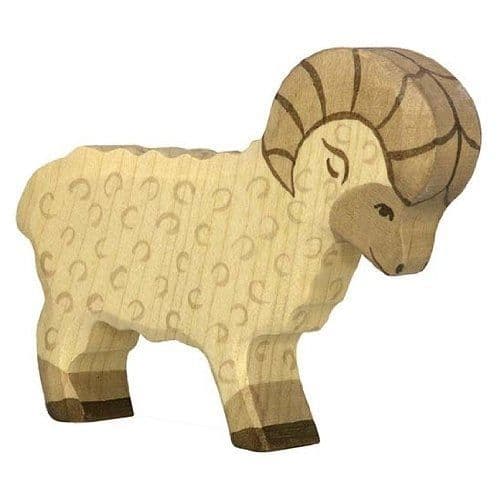 HOLZTIGER - 80071 - FIGURIN - RAM Brunt och beige