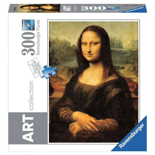 300 bitars pussel - RAVENSBURGER - Leonardo da Vinci: Mona Lisa - Målningar och målningar - Barn - 10 år gammal Flerfärgad