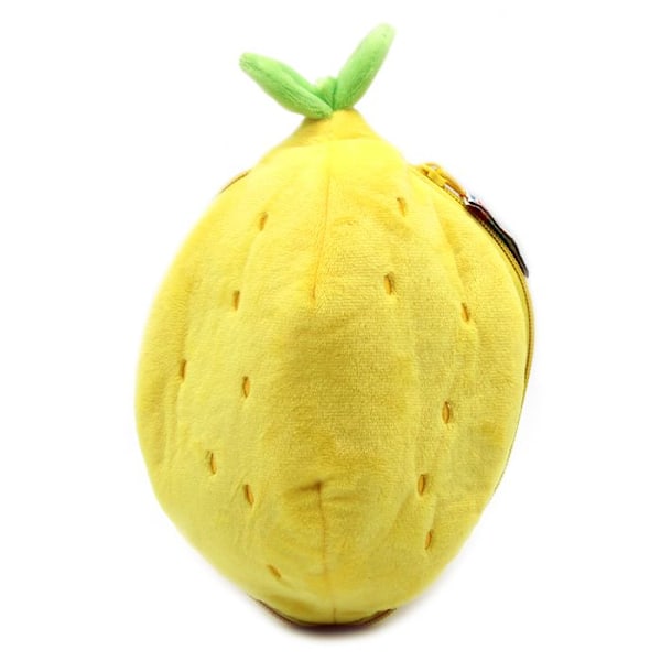 Plyschleksak - Les Déglingos - Flipetz Lemon Mouse - 2 i 1 - Gul - 15x13x22 cm Gul