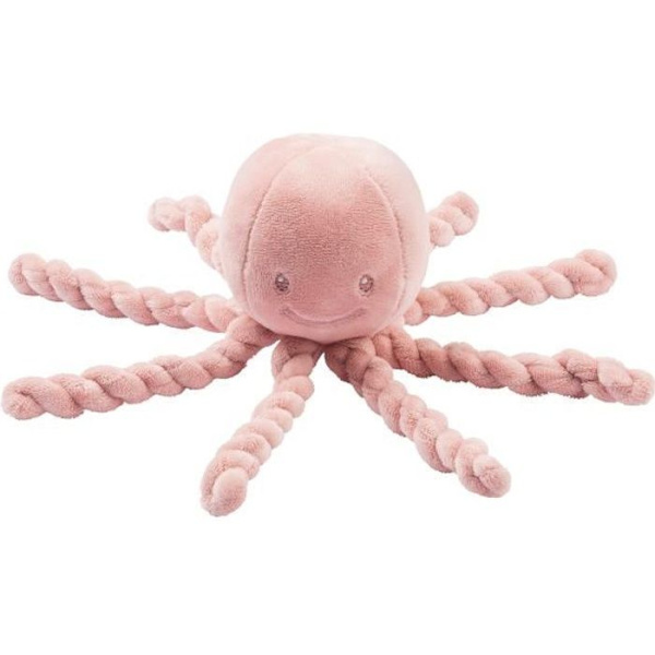 NATTOU Vauvan pehmuste Pieuvre Lapidou - 23 cm - 100% polyesteri - Vaaleanpunainen Rosa