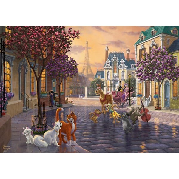 Pussel - SCHMIDT SPIELE - Disney, The Aristocats - 1000 bitar Flerfärgad