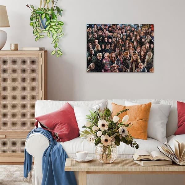 Puslespil - RAVENSBURGER - Harry Potter - 1000 brikker - 70x50 cm - Til voksne Vit