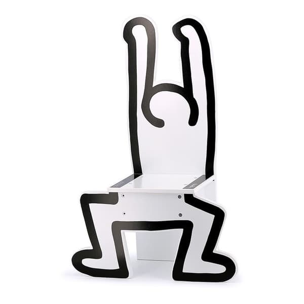 Hvid stol Keith Haring - Vilac - Spil og legetøj - Barn - Træ - 48 x 72 x 23 cm Vit