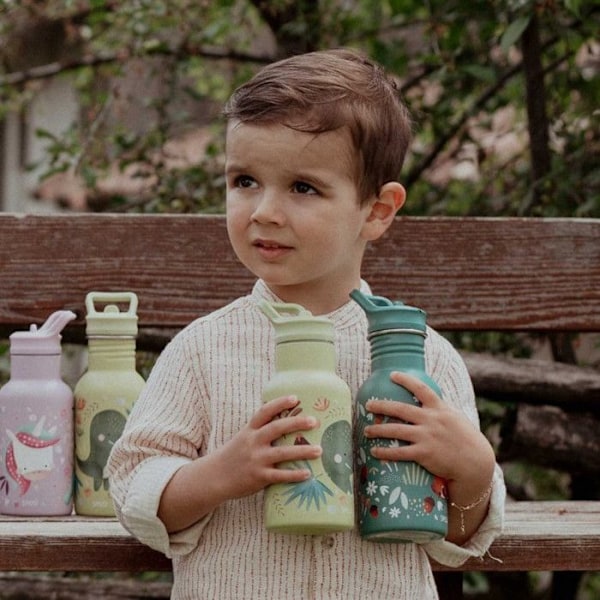 Sassi Junior - Cracky the dinosaur isolerad flaska 350 ml Flerfärgad
