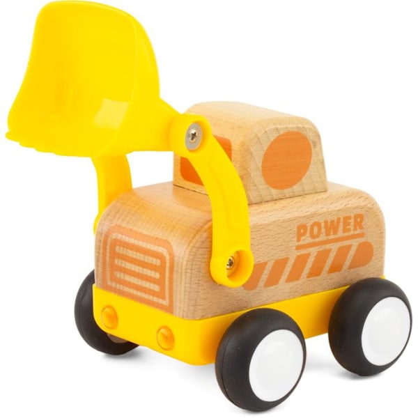 Miniatuuri ajoneuvo - Ulysse - Routoudou - Mini kuormaaja - 14 cm - Äänitehosteet ja valotehosteet Gul