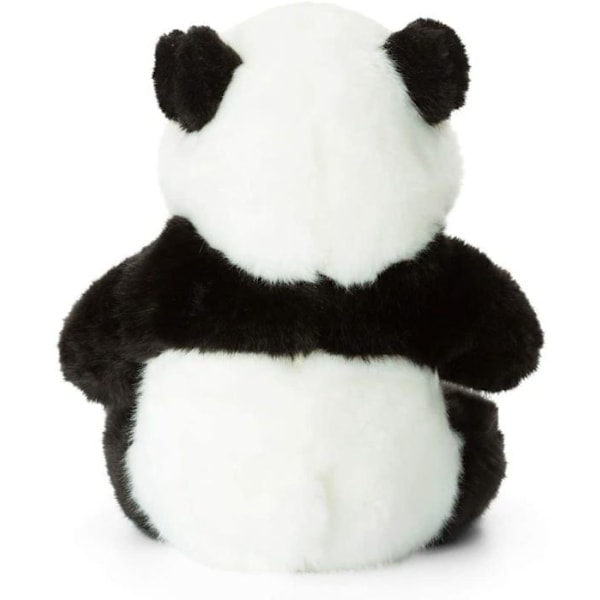 Pehmoeläin - WWF - Istuva panda - 22 cm - Vauvoille Svartvitt