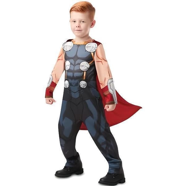 Pukuleikki - MARVEL - Thor - Harmaa - Polyesteri - 7-12 vuotta Blå 7-8 år gammal
