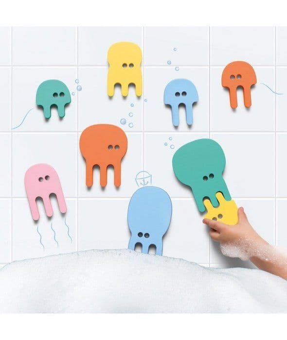 Quut - Badepuzzle - Meduser Blå