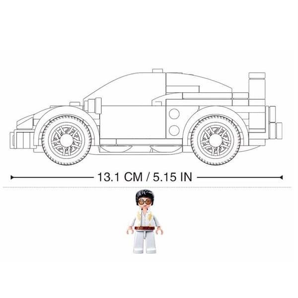 Sluban Sluban italialainen urheiluauto 101380706D Röd