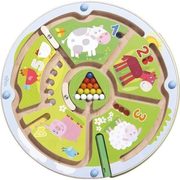 HABA Magneettinen taitopeli Number Maze 301473 Flerfärgad