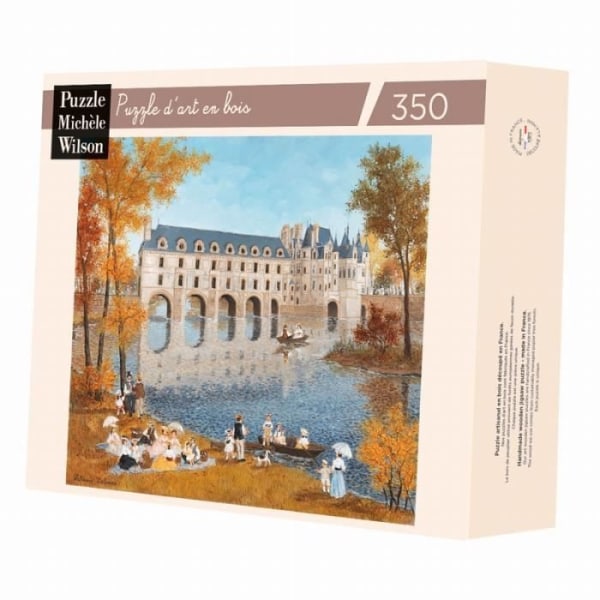 Puzzle Michèle Wilson - Château de Chenonceau Delacroix - WILSON LEIKIT Flerfärgad